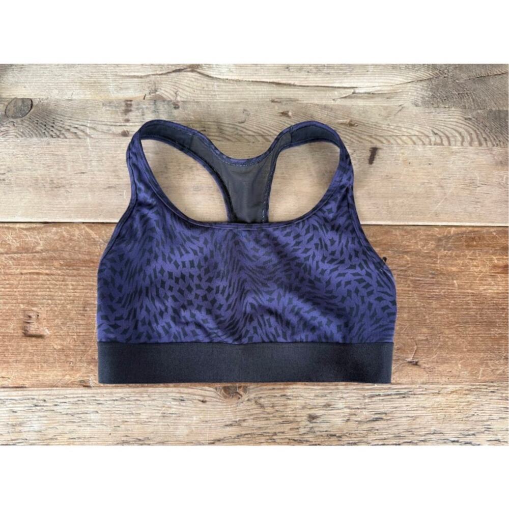 VSX‎ Victoria's Secret Purple Graphic X-SMALL Player Retro Sport Bra VS